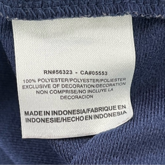 Nike Women’s Blue Full Zip Track Jacket Size Large 100% Polyester In Blue/White - Picture 4 of 8